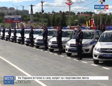Чувашские стражи порядка получили ключи от новых автомобилей
