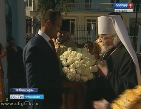 Михаил Игнатьев поздравил митрополита Варнаву с Днём ангела