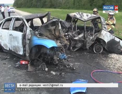 В Канашском районе в ДТП погибли три человека