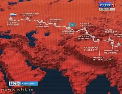 Участники международного ралли-рейда «Шёлковый путь» сделают остановку в Чувашии