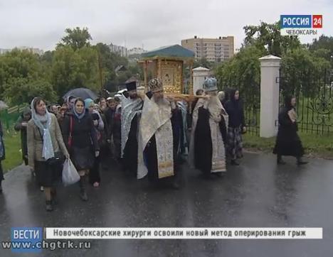 В столице Чувашии прошёл крестный ход, посвящённый Владимирской иконе Божией Матери