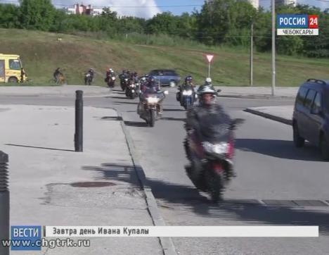 В Чувашии участились аварии с участием мотоциклов