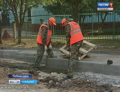 В Чувашии ремонтируют дворы 