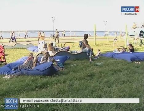 Московская набережная становится центром притяжения чебоксарцев и гостей столицы