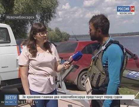Житель Польши на каяке с Каспийского моря добрался до Новочебоксарска