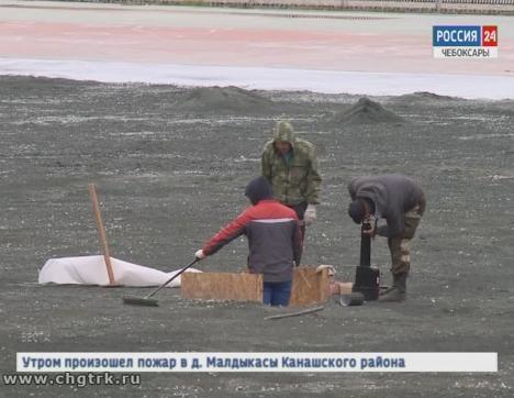 В Чебоксарах стадион «Олимпийский» реконструируют к чемпионату мира по футболу