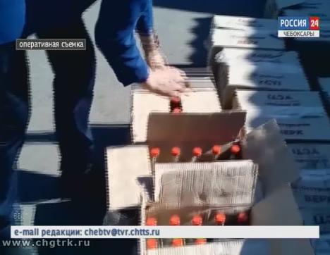 В Алатыре изъяли крупную партию поддельного алкоголя