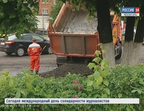 В столице Чувашии активисты выявляют недоделки на городских дорогах