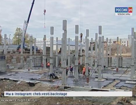 В центре Чебоксар идёт строительство многопрофильного медицинского центра