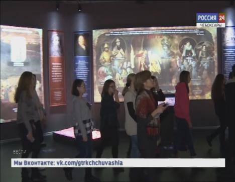 Чувашские школьники побывали на интерактивной выставке «Россия  - моя история» в Казани 