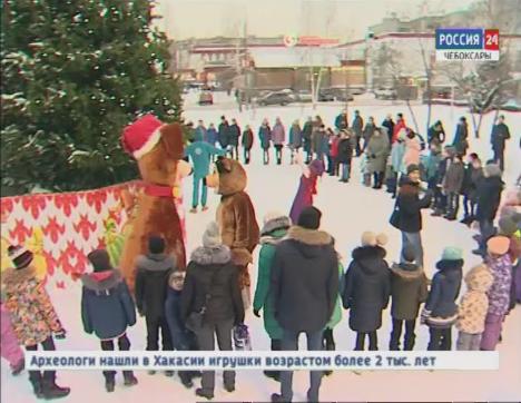 В Калининском районе Чебоксар обновили сквер возле торгового дома «Овас»