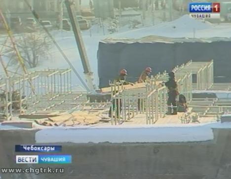 Московский мост в Чебоксарах строят с опережением сроков