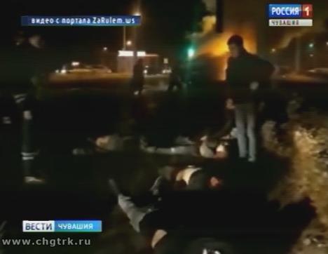 В Чебоксарах на улице Гражданской произошло ДТП, в котором погибли молодые люди