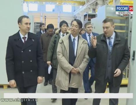 Японская делегация, находящаяся  в Чувашии, посетила ведущие предприятия республики