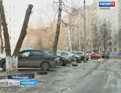 В чебоксарских дворах нашли около 9 тонн отработанных автомобильных шин