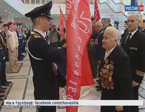 В Чебоксарах стартовала Всероссийская патриотическая акция «Часовой у Знамени Победы»