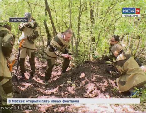 Поисковый отряд ЧГУ участвует во всероссийской Вахте памяти в Севастополе