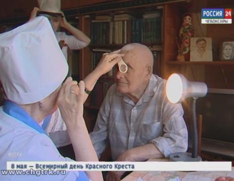 Накануне 9 Мая врачи подкрепили здоровье ветеранов