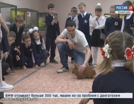 Чебоксарские школьники провели урок окружающего мира в живом уголке