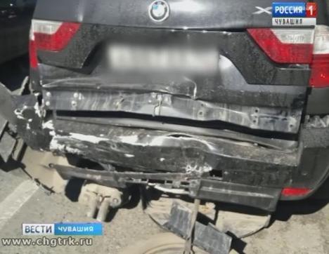 В районе деревни Пихтулино произошла крупная авария с участием  пяти автомобилей 