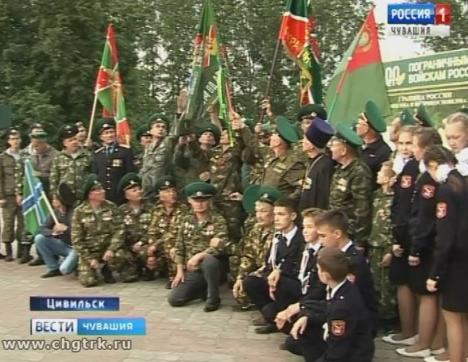 В преддверии юбилея пограничных войск в Чувашии встречали участников необычного всероссийского автопробега 