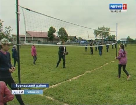 Инициативное бюджетирование помогло жителям вурнарской деревни Хумуши обустроить новую детскую спортивную площадку 