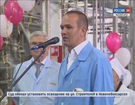 На чебоксарской кондитерской фабрике запустили новую линию по производству сахарного печенья