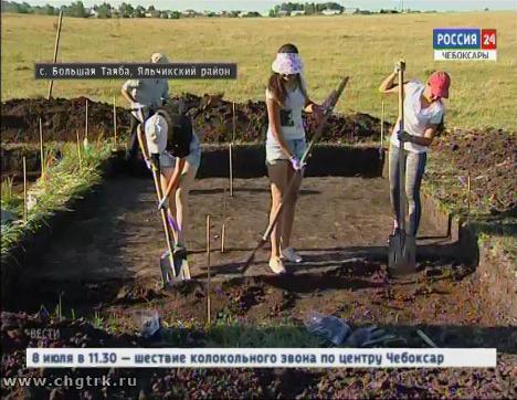 На раскопках памятника археологии «Большая Таяба» исследователи находят много интересного