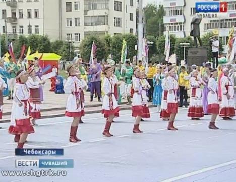 В Чебоксарах ярко отпраздновали федеральный Сабантуй