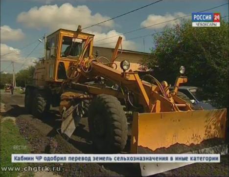 В частном секторе Чебоксар ремонтируют дороги благодаря программе инициативного бюджетирования 