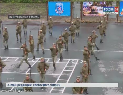 Чувашские школьники отправились защищать честь республики в оборонно-спортивный лагерь «Гвардеец»