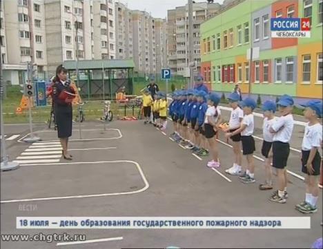 Чебоксарские малыши постигают азы правил дорожного движения