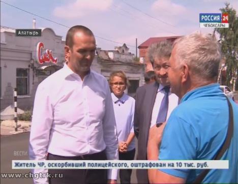 Михаил Игнатьев побывал с рабочей поездкой  в Алатырском районе