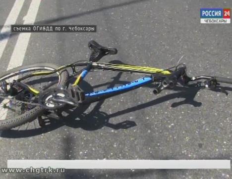 В Чебоксарах насмерть сбили велосипедиста