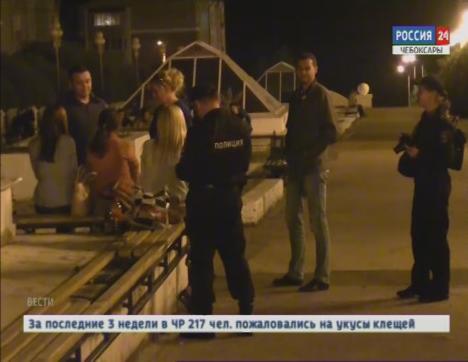 Чебоксарские полицейские борются с распитием спиртного во дворах 