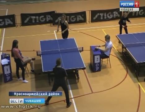 В селе Красноармейском  состоялось командное первенство района по настольному теннису среди школьников