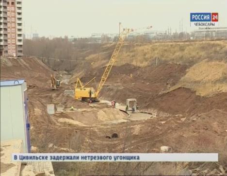 В 14-м микрорайоне Чебоксар строят дорожную развязку