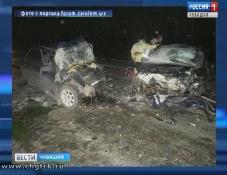 За сутки на дорогах Чувашии погибли сразу 5 человек