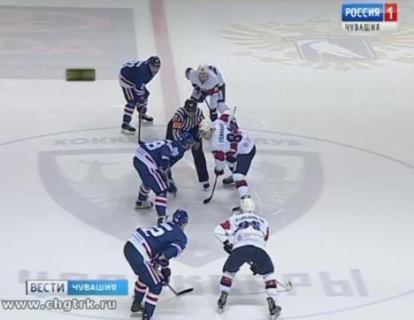ХК «Чебоксары» обыграл ХК «Красноярские рыси» со счетом  5:4
