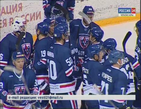 ХК «Чебоксары» одержал победу над командой «Челны»