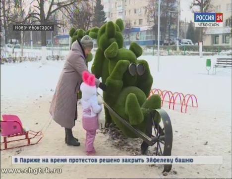 В Новочебоксарске появились зелёные поросята, медведи и ослик