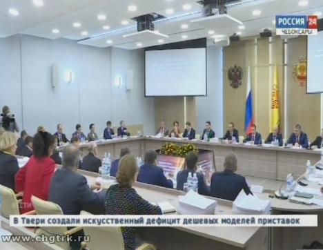 По следам майских указов Владимира Путина: в Чувашии  на заседании Совета по стратегическому развитию профильные министры обсудили региональные проекты