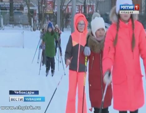 Активные январские выходные: при чебоксарских школах для детей и родителей будут работать катки и лыжные трассы