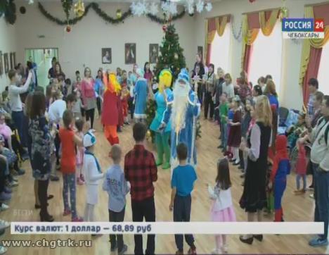 Энергетики зажгли самую яркую елку для ребят в  республиканском реабилитационном центре