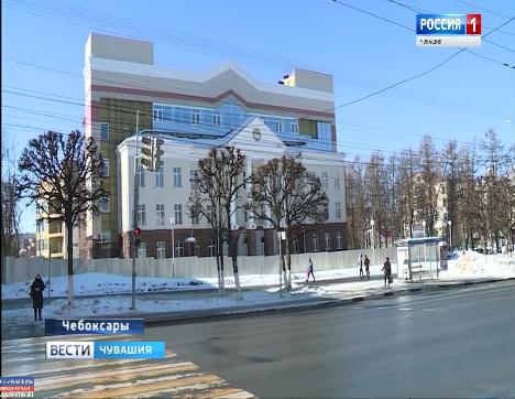 Строящуюся поликлинику в центре Чебоксар могут сдать уже в этом году