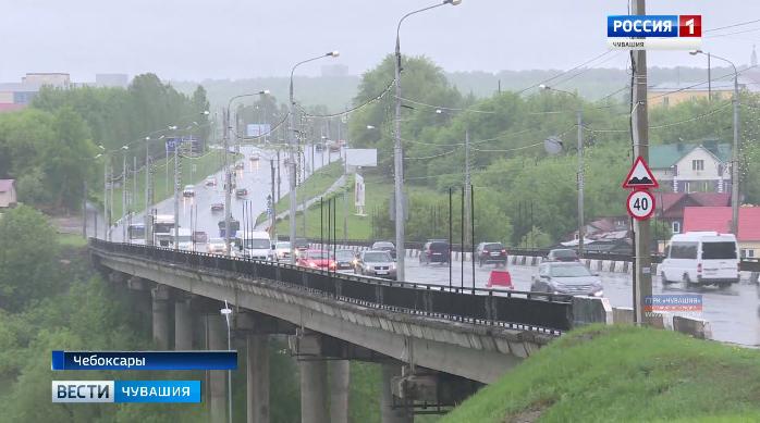 Часть Сугутского моста в Чебоксарах перекрыли в связи с капитальным  ремонтом
