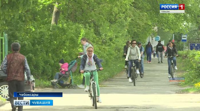 Сотрудники ГТРК «Чувашия» присоединились к всероссийской акции «На работу на велосипеде»