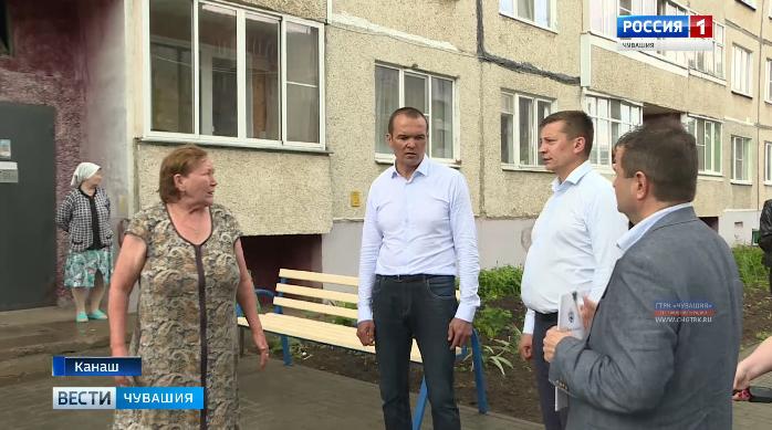 Глава Чувашии Михаил Игнатьев посетил несколько новых объектов в Канаше и пообщался с местными жителями