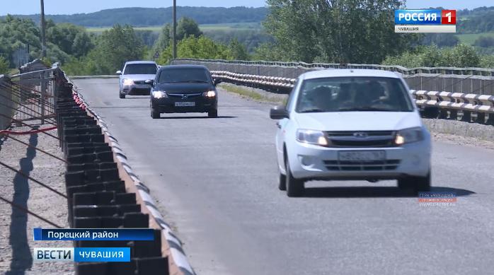 В рамках проекта «Безопасные и качественные автомобильные дороги» в Порецком районе отремонтируют мост через Суру 
