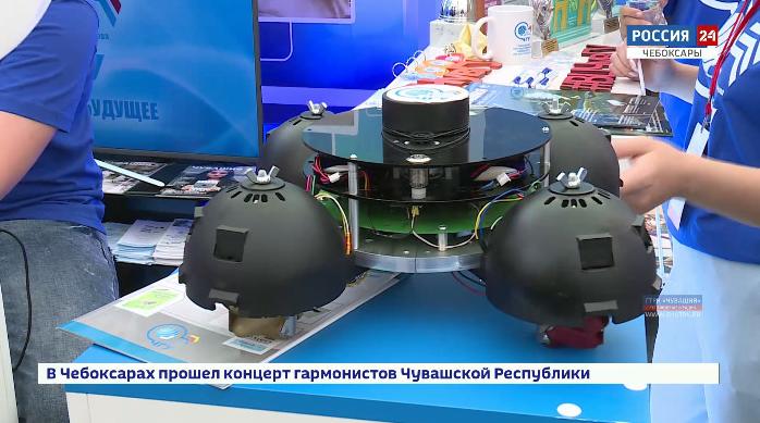 Студенты Чувашского госуниверситета представили на выставке «Регионы – сотрудничество без границ» новые проекты вуза